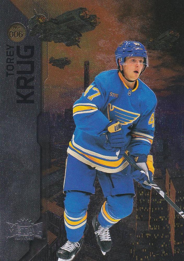 Torey Krug #006 St. Louis Blues | 2023-24 SkyBox Metal Universe | NHL Trading Card