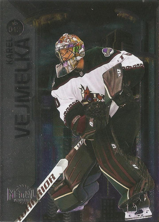 Karel Vejmelka #012 Arizona Coyotes | 2023-24 SkyBox Metal Universe | NHL Trading Card