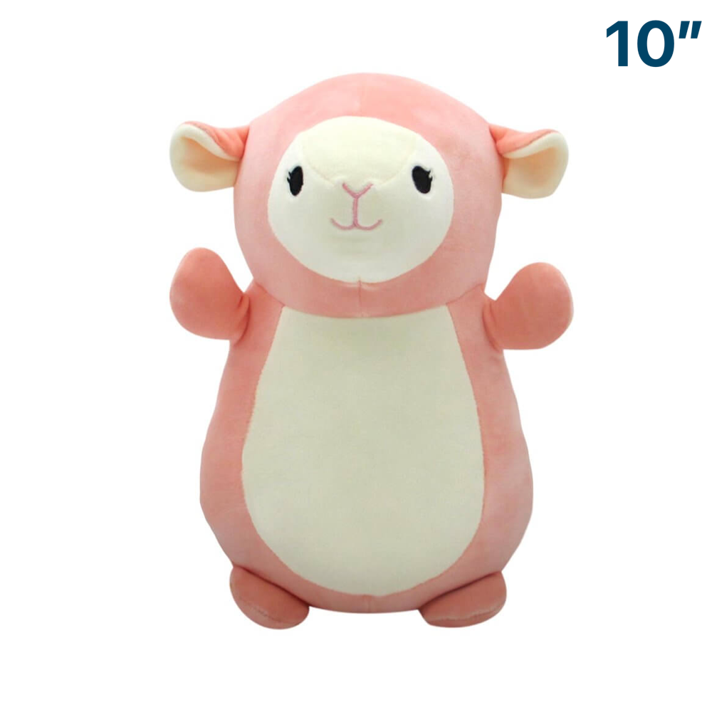 Elsa the Pink Lamb HUGMEE ~ 10" Squishmallow Hugmees Squad Plush