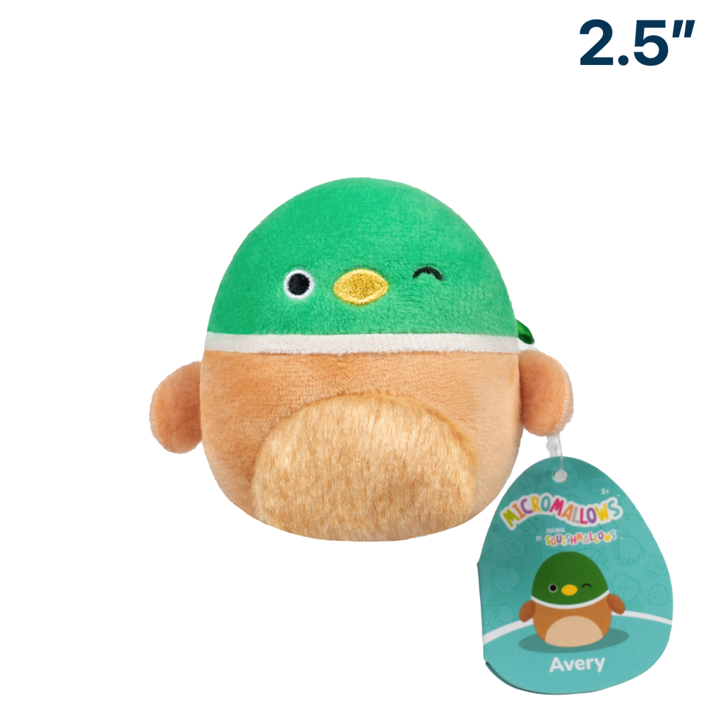 Squishmallows 10" Avery The Mallard Plush - Officially Licensed Kellytoy, Winter Holiday Duck Stuffed Animal