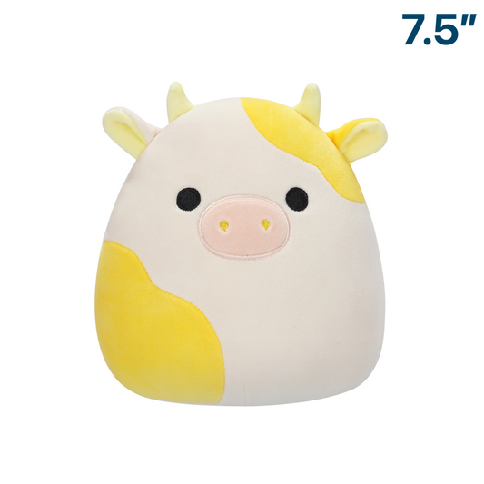 Bodie the Banana Yellow Cow ~ 7.5" Squishmallow Plush