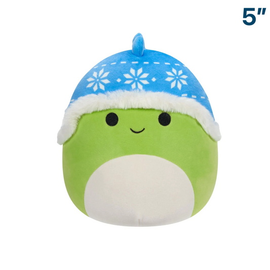 Danny the Holiday Green Dinosaur ~ Holiday 5" Squishmallow Plush