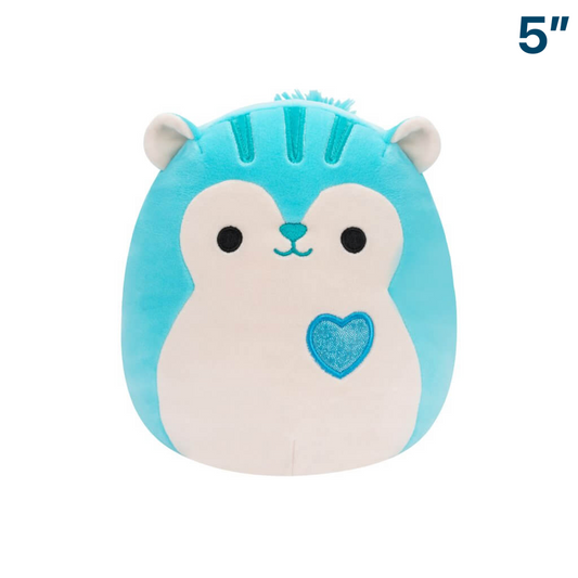 Teal Squirrel ~ 5" Squishmallow Plush 2024 Valentines Day ~ PRE-ORDER