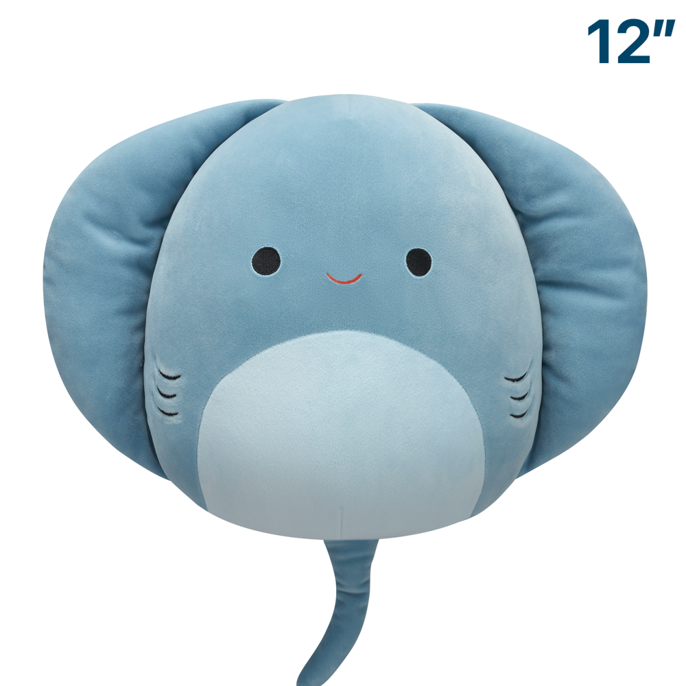 Akilah the Stingray (Muted Blue Oval Polkadot) ~ 12" Squishmallow Plush