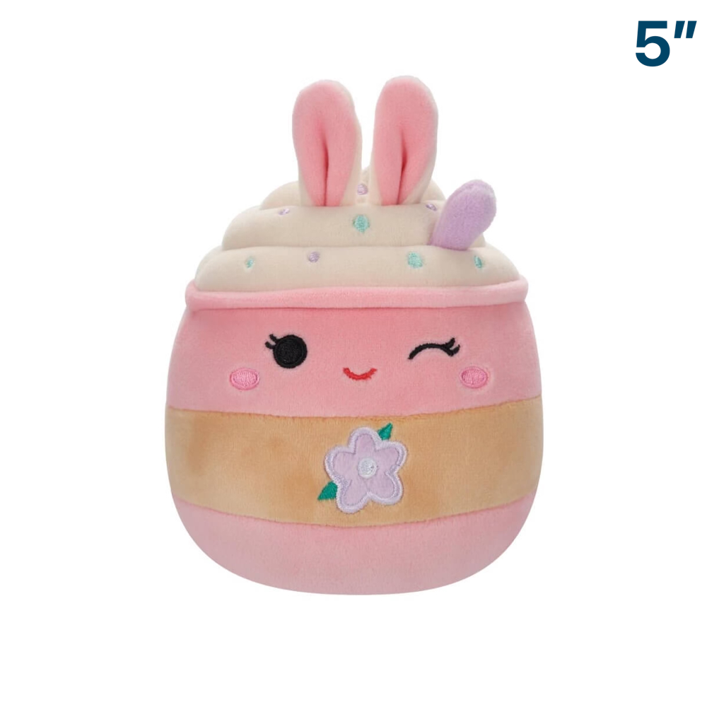 Suey the Pink Easter Drink with Bunny Ears ~ 5" 2024 Easter Squishmallow Plush