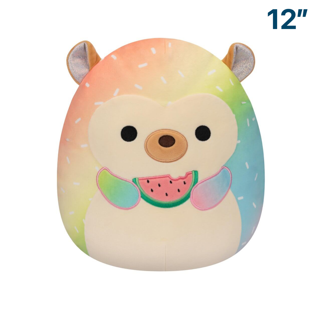 Hedgehog with Watermelon ~ 12" Squishmallow Plush ~ IN STOCK