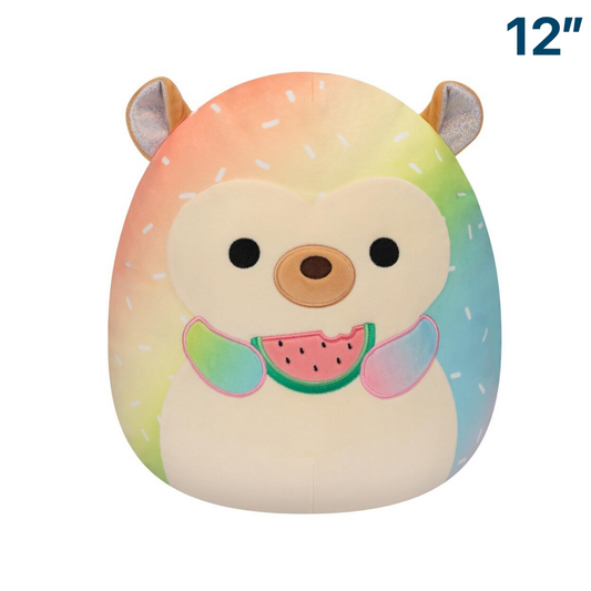 Hedgehog with Watermelon ~ 12" Squishmallow Plush ~ IN STOCK