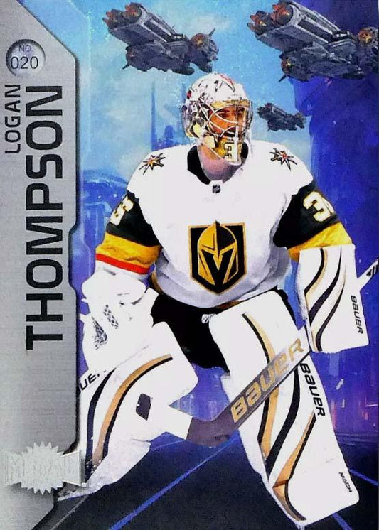 Logan Thompson #020 Vegas Golden Knights | 2023-24 SkyBox Metal Universe | NHL Trading Card