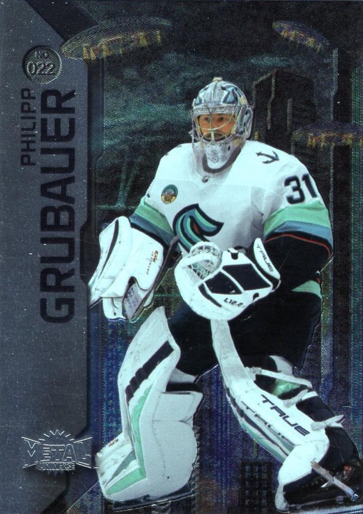 Philipp Grubauer #022 Seattle Kraken | 2023-24 SkyBox Metal Universe | NHL Trading Card