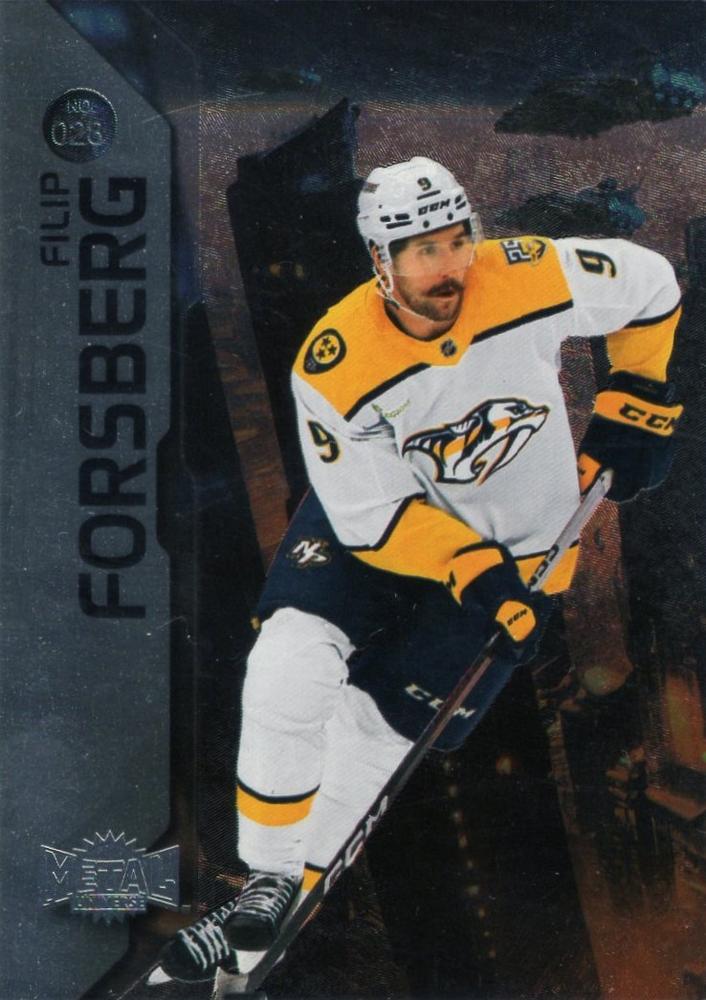 Filip Forsberg #028 Nashville Predators | 2023-24 SkyBox Metal Universe | NHL Trading Card