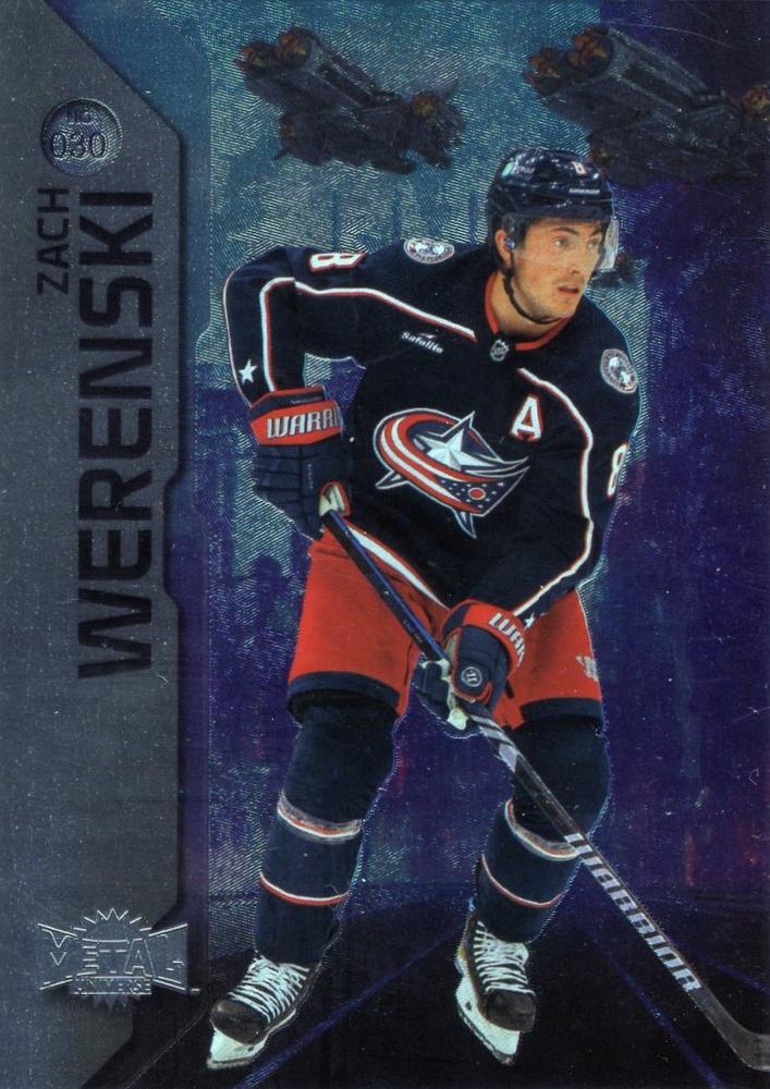Zach Werenski #030 Columbus Blue Jackets | 2023-24 SkyBox Metal Universe | NHL Trading Card