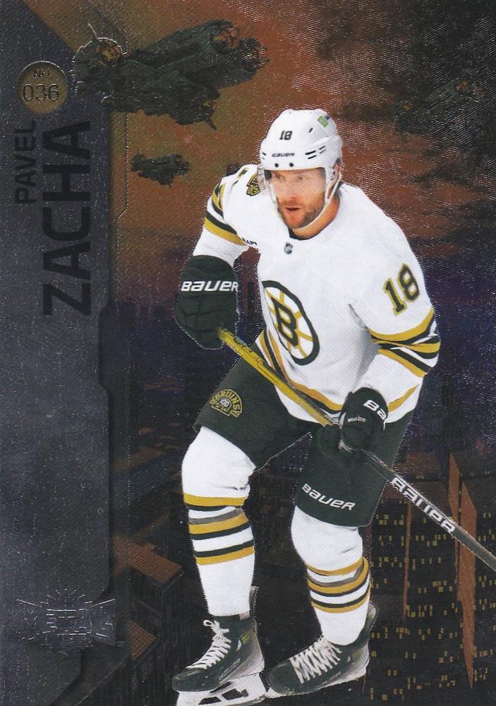 Pavel Zacha #036 Boston Bruins | 2023-24 SkyBox Metal Universe | NHL Trading Card