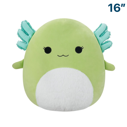 Green Axolotl ~ 16" Wave 17 B Squishmallow Plush ~ PRE-ORDER ~ LIMIT 1 PER CUSTOMER