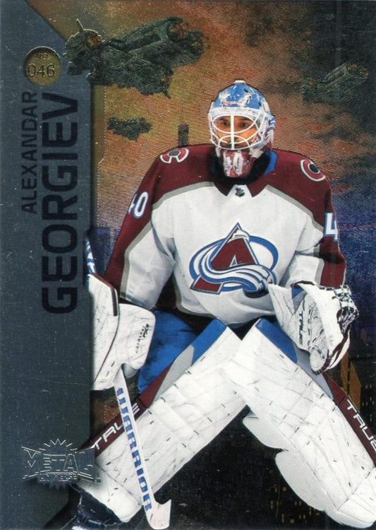 Alexandar Georgiev #046 Colorado Avalanche | 2023-24 SkyBox Metal Universe | NHL Trading Card