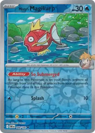 Misty's Magikarp 48/182 Reverse Holo | Destined Rivals | Pokemon Card