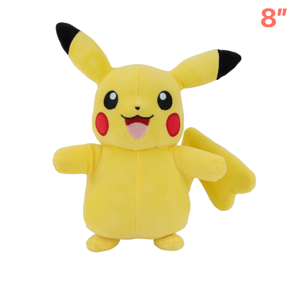 Pikachu Standing ~ 8" Pokemon Plush Toy