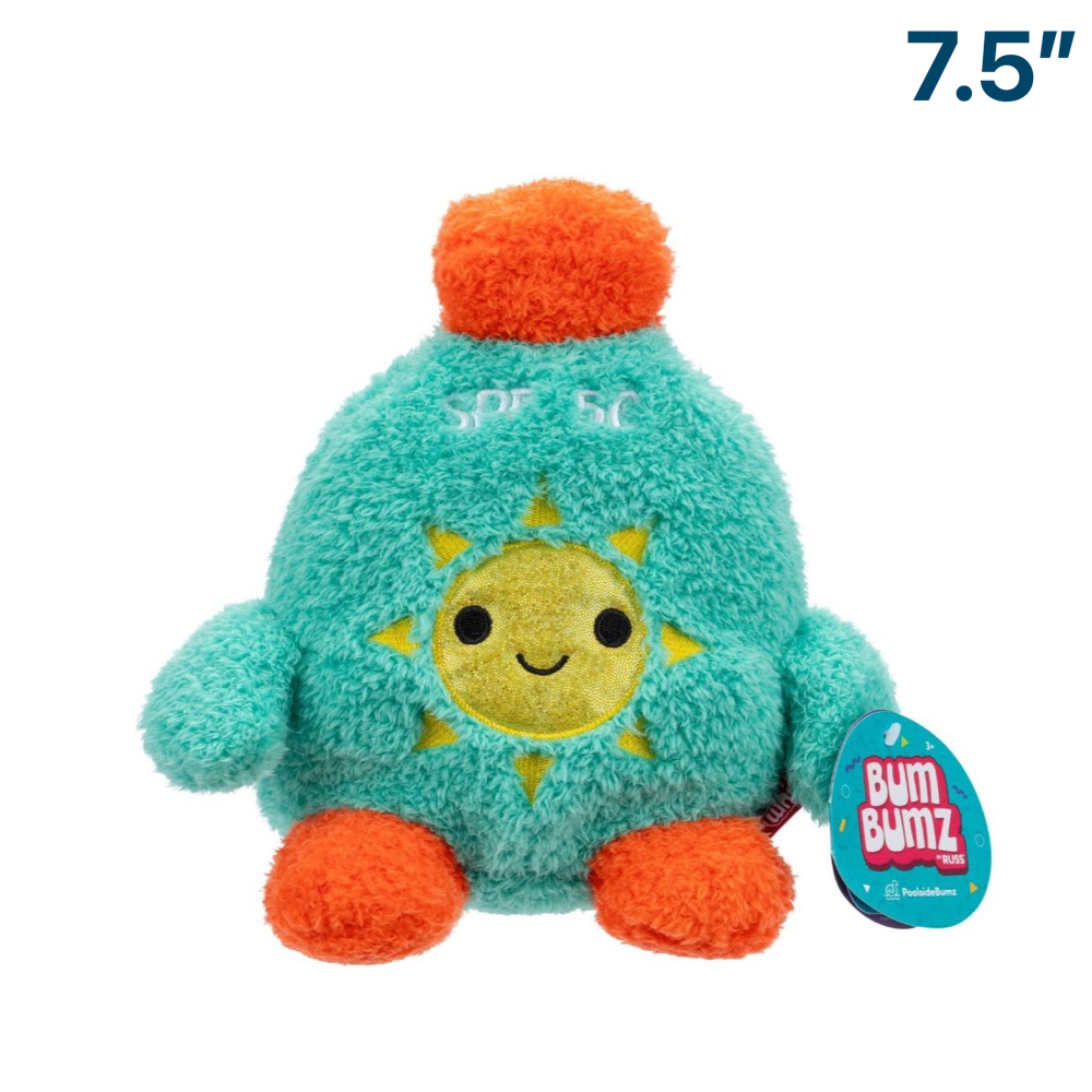 Sol Sunscreen ~ 7.5" BumBumz Poolside Plush