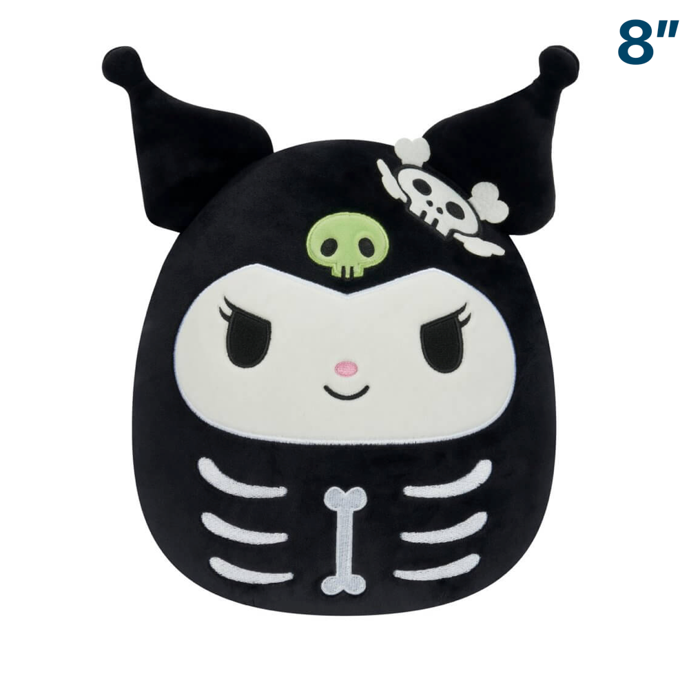 Kuromi Skeleton ~ 8" Squishmallow Plush ~ PRE-ORDER ~ LIMIT 1 PER CUSTOMER