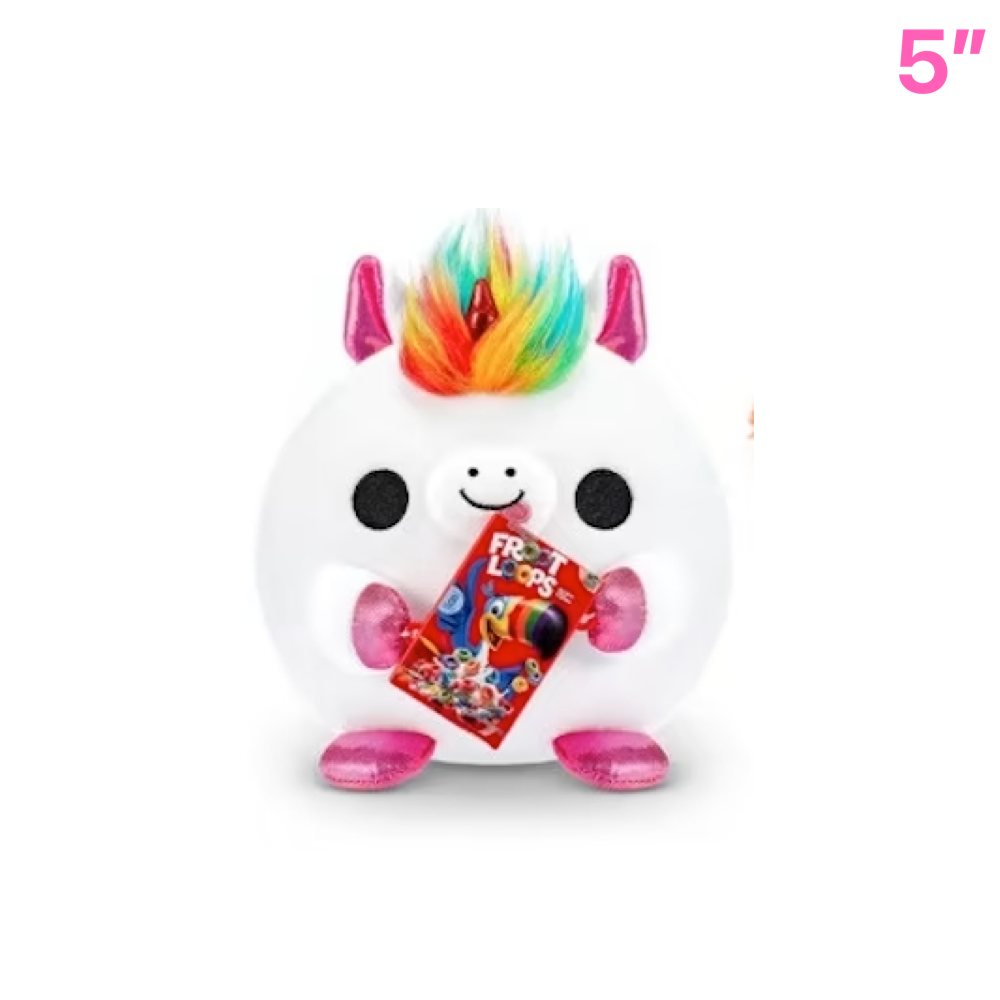 Fruit Loops Unicorn ~ Zuru Snackles Plush Mini Plush 5" ~ Pre-Order