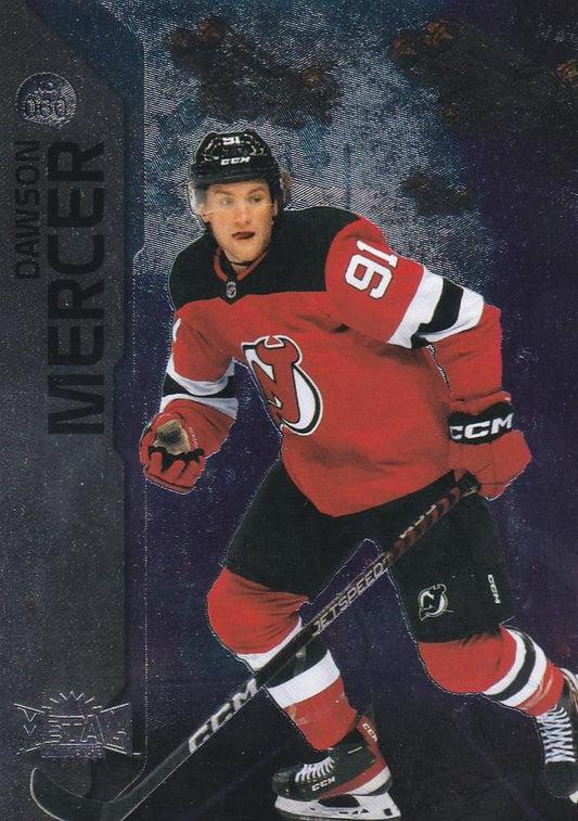 Dawson Mercer #060 New Jersey Devils | 2023-24 SkyBox Metal Universe | NHL Trading Card
