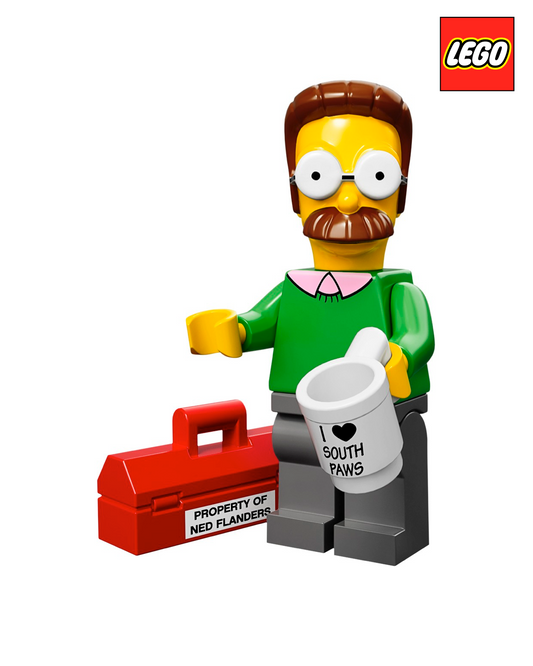 Ned Flanders - The Simpsons - Series 1 | LEGO Minifigure | NEW CMF