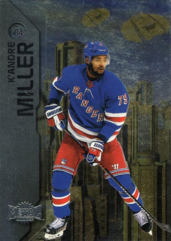 K'Andre Miller #084 New York Rangers | 2023-24 SkyBox Metal Universe | NHL Trading Card