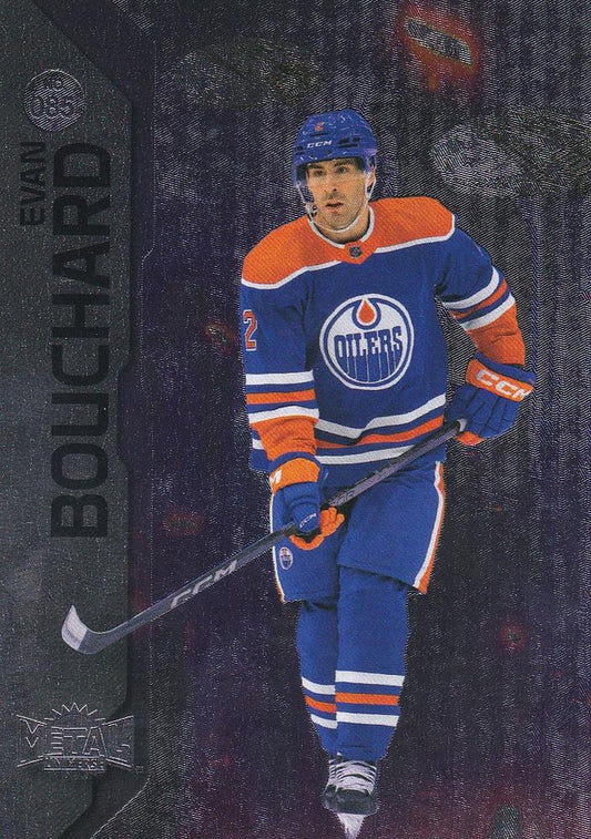 Evan Bouchard #085 Edmonton Oilers | 2023-24 SkyBox Metal Universe | NHL Trading Card