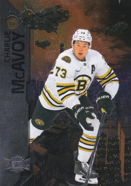 Charlie McAvoy #086 Boston Bruins | 2023-24 SkyBox Metal Universe | NHL Trading Card