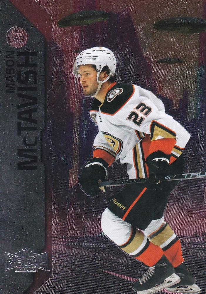 Mason McTavish #089 Anaheim Ducks | 2023-24 SkyBox Metal Universe | NHL Trading Card