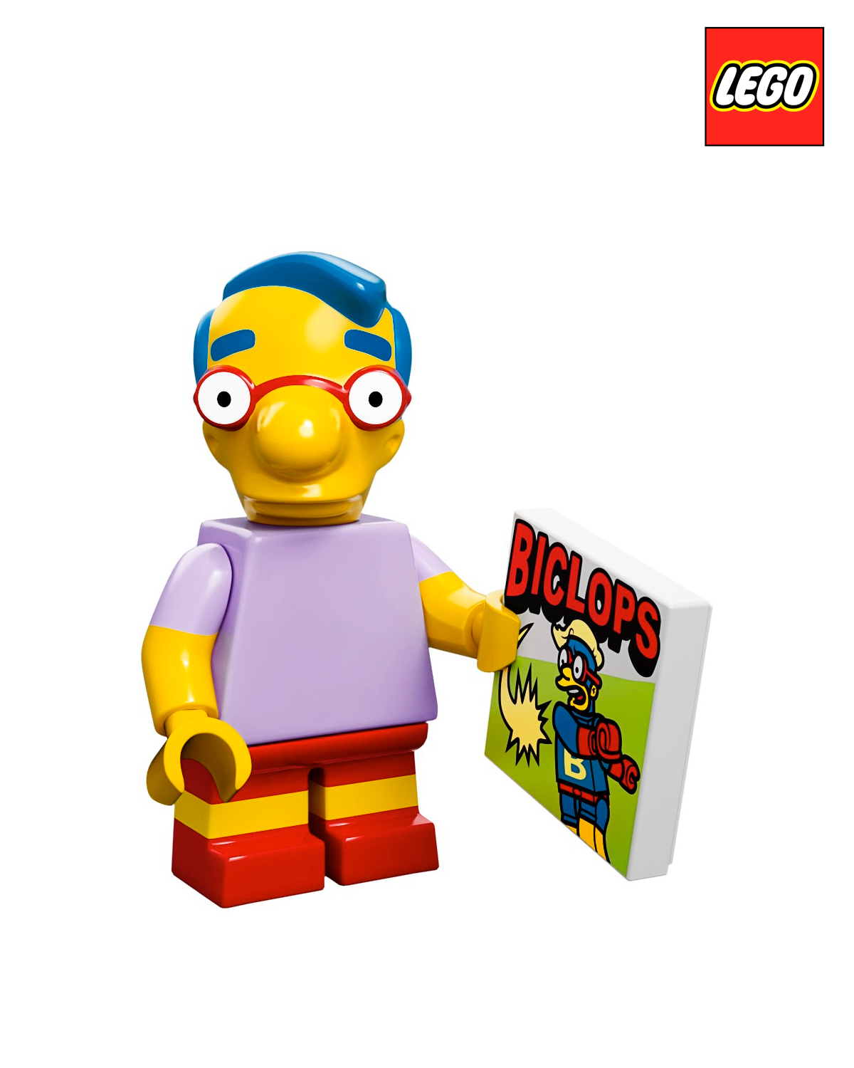 Milhouse Van Houten - The Simpsons - Series 1 | LEGO Minifigure | NEW CMF