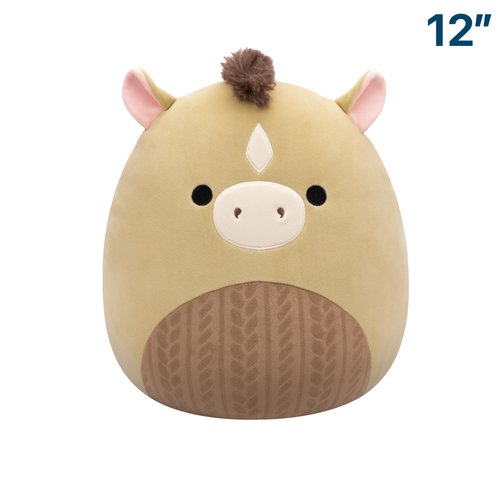 Mars the Olive Horse with Pattern Belly ~ 12" Squishmallow Plush