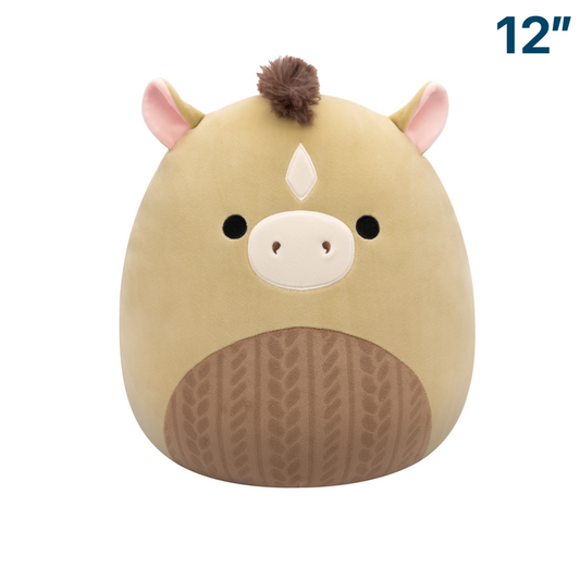 Mars the Olive Horse with Pattern Belly ~ 12" Squishmallow Plush