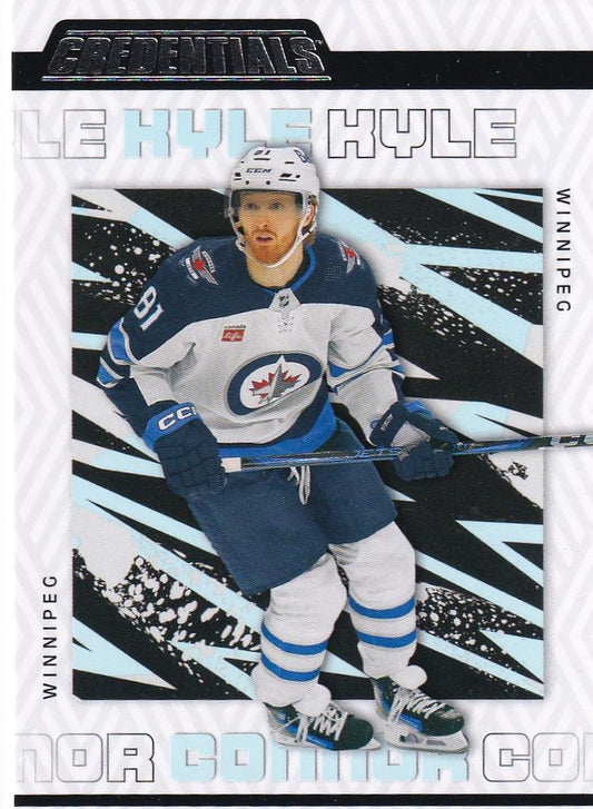 Kyle Connor #100 Winnipeg Jets | 2023-24 Upper Deck Credentials | NHL Trading Card