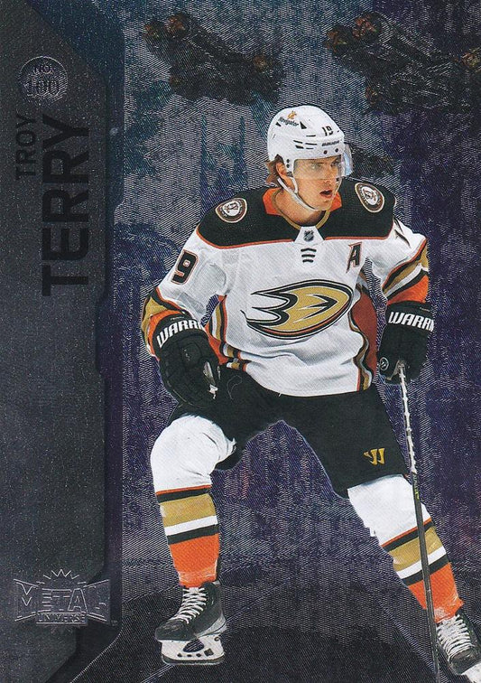 Troy Terry #100 Anaheim Ducks | 2023-24 SkyBox Metal Universe | NHL Trading Card