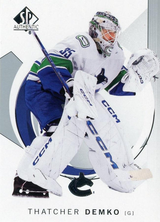 Thatcher Demko #100 Vancouver Canucks | 2024-25 SP Authentic | NHL Trading Card