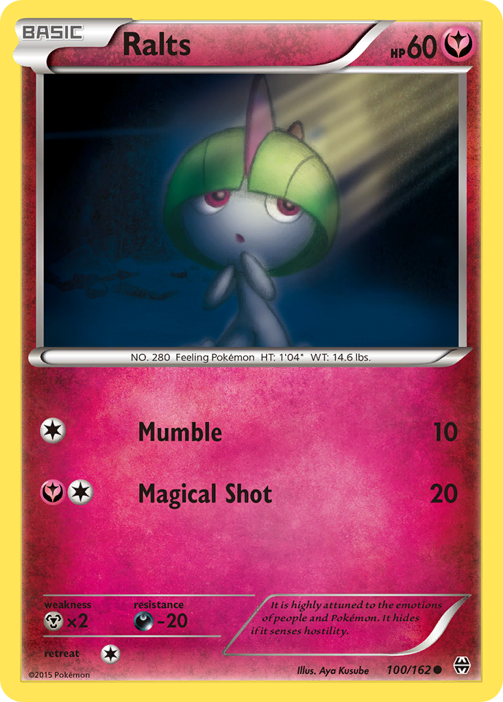 Ralts 100/162 Common | BREAKthrough | Pokemon Card