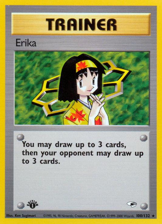 Erika 100/132 Rare | Gym Heroes | Pokemon Card