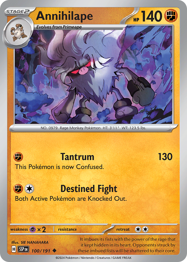 Buy Annihilape | Surging Sparks | Pokemon Card Australia