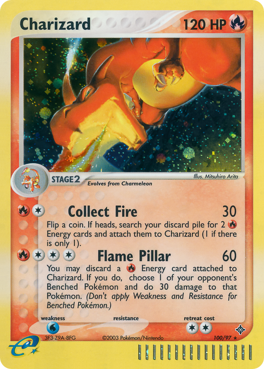 Charizard 100/97 Rare Secret | Dragon | Pokemon Card