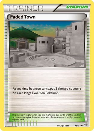 Faded Town 73/98 Reverse Holo | Ancient Origins | Pokemon Card