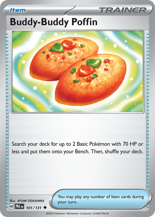 Buddy-Buddy Poffin 101/131 Pokeball Holo | Prismatic Evolutions | Pokemon Card