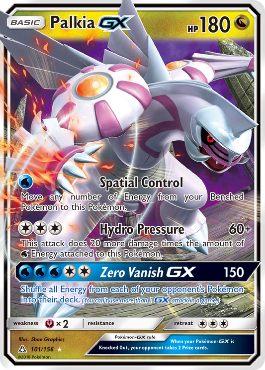 Palkia-GX 101/156 Rare Holo GX | Ultra Prism | Pokemon Card