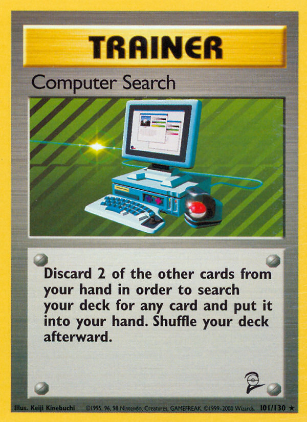 Computer Search 101/130 Rare | Base Set 2 | Pokemon Card