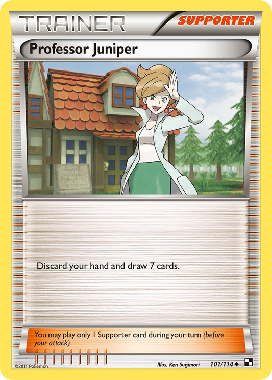 Professor Juniper 101/114 Uncommon | Black & White | Pokemon Card