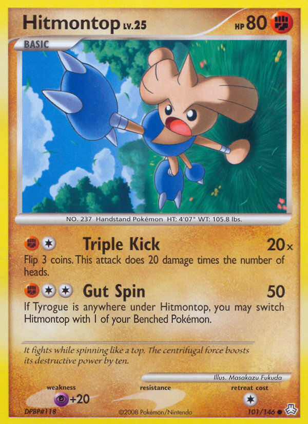 Hitmontop 101/146 Common | Legends Awakened | Pokemon Card