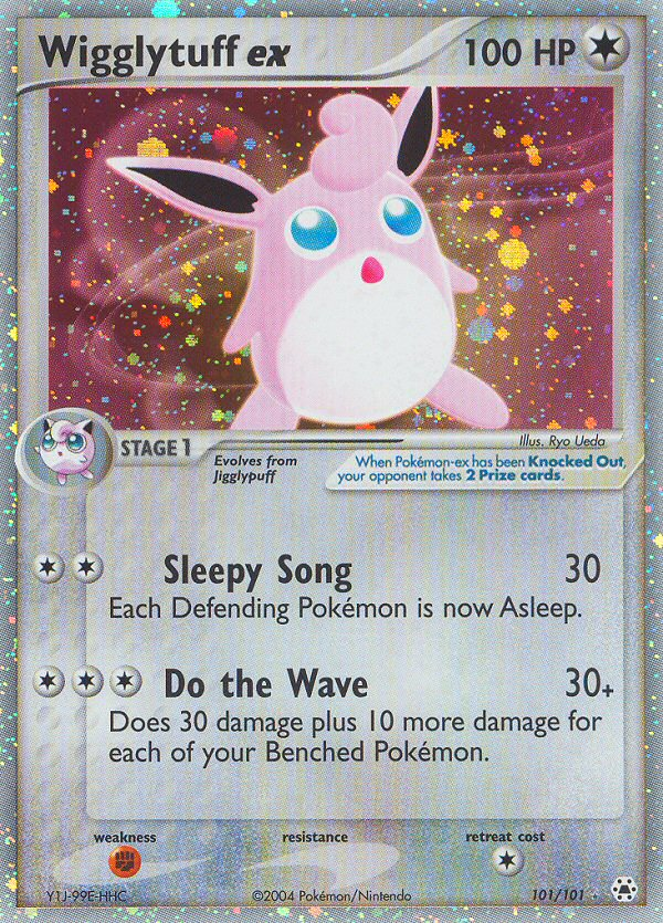 Wigglytuff ex 101/101 Rare Holo EX | Hidden Legends | Pokemon Card