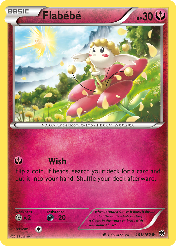 Flabébé 101/162 Common | BREAKthrough | Pokemon Card