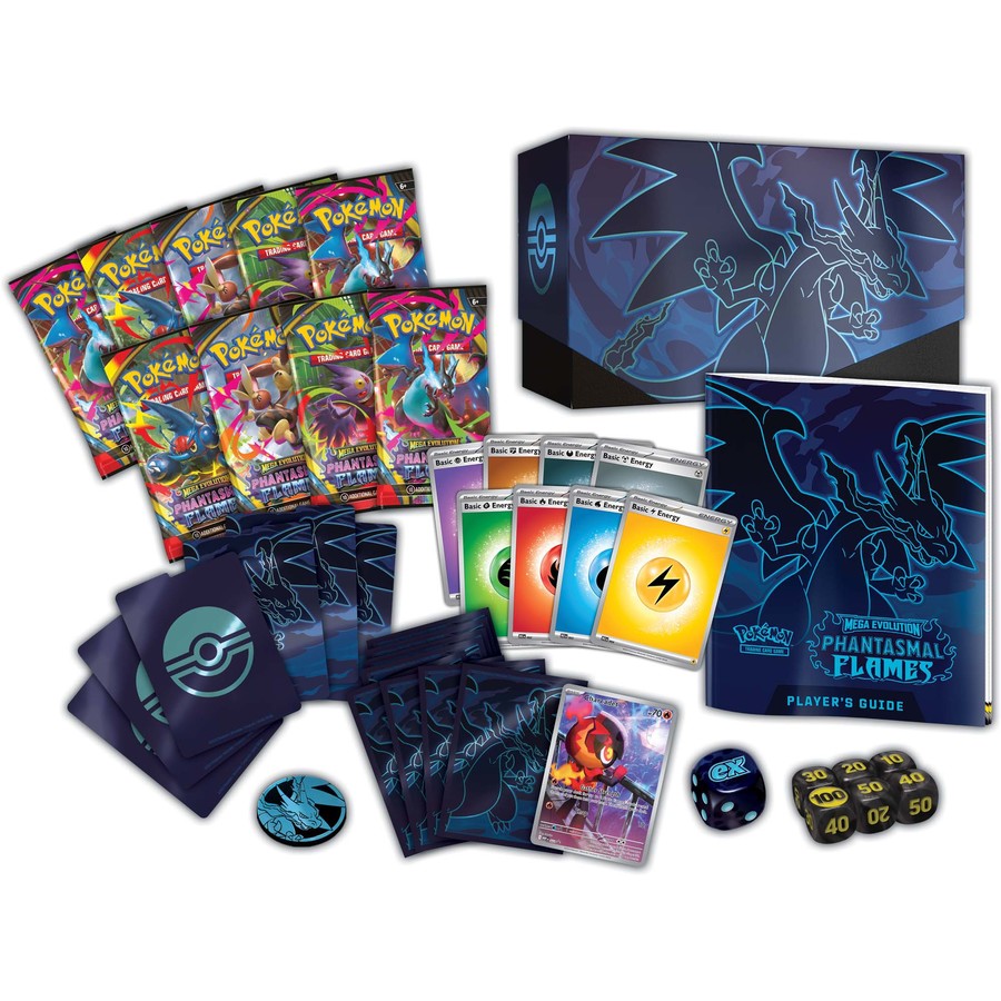 Mega Evolution: Phantasmal Flames Elite Trainer Box | Pokemon TCG | Boxed Sets