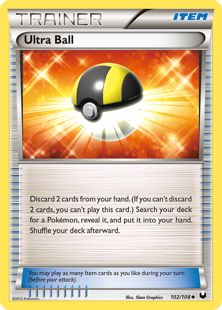 Ultra Ball 102/108 Uncommon | Dark Explorers | Pokemon Card