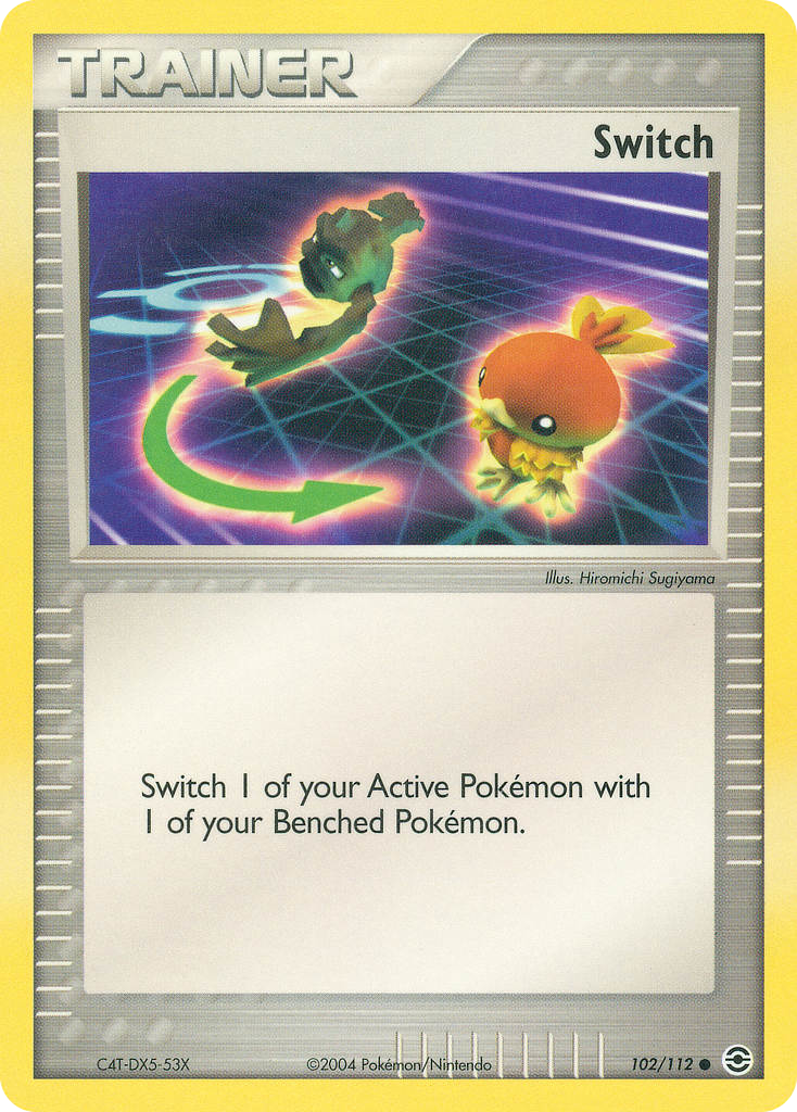 Switch 102/112 Common | FireRed & LeafGreen | Pokemon Card
